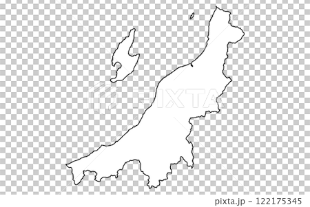 現實的新潟地圖(畫線) 現實的新潟地圖(畫線) 122175345