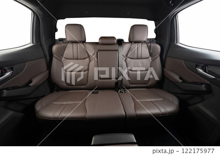 Car clean leather backseat 122175977