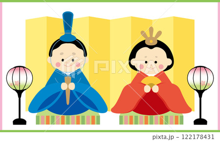ひな祭りのイラスト ひな祭りのイラスト 122178431