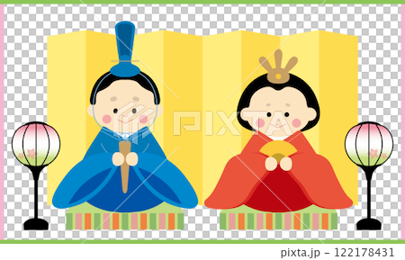 ひな祭りのイラスト ひな祭りのイラスト 122178431