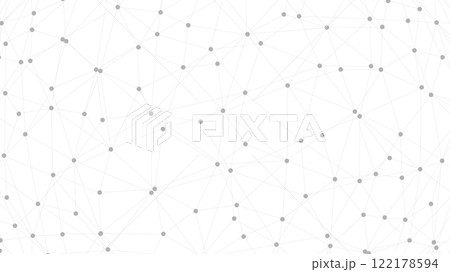 Technology abstract background. Dots connected by lines. Minimalist mesh backdrop. Abstract polygonal shape. Technology abstract background. Dots connected by lines. Minimalist mesh backdrop. Abstract polygonal shape. 122178594