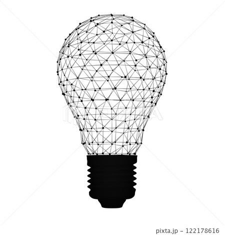 Lightbulb as an innovation idea concept. White background. 3d rendering Lightbulb as an innovation idea concept. White background. 3d rendering 122178616
