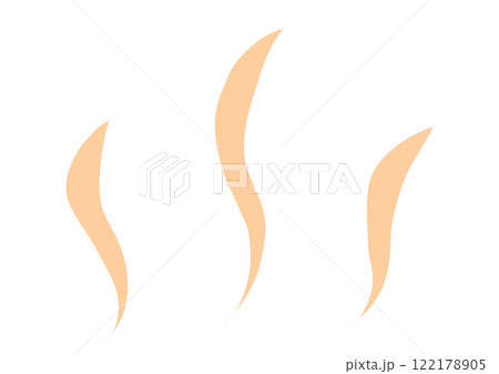 もくもくと立ち上がる温かい湯気のイメージアイコン 122178905