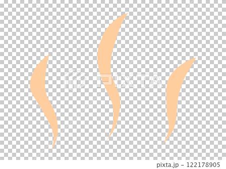 もくもくと立ち上がる温かい湯気のイメージアイコン 122178905