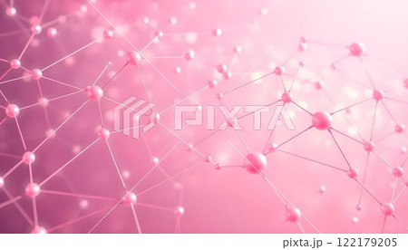**Pink Abstract Network** 122179205