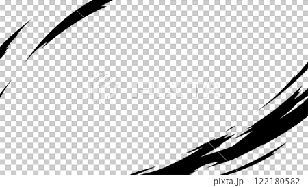 筋になった煙のエフェクトのフレーム_16:9 筋になった煙のエフェクトのフレーム_16:9 122180582