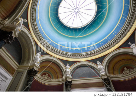 Alte Nationalgalerie, Old National Gallery, art gallery located on Museum Island in Berlin, capital of Germany 122181794