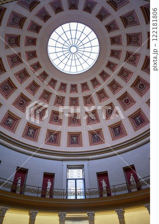 Interior of Altes Museum, Old Museum in Museum Island complex in historic center of Berlin, Germany Interior of Altes Museum, Old Museum in Museum Island complex in historic center of Berlin, Germany 122181806