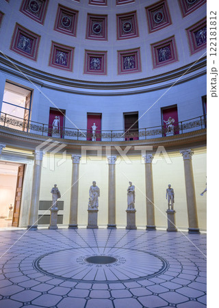 Interior of Altes Museum, Old Museum in Museum Island complex in historic center of Berlin, Germany Interior of Altes Museum, Old Museum in Museum Island complex in historic center of Berlin, Germany 122181812