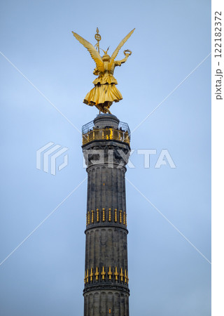 Victory Column, Siegessaule, commemorating victory in wars of German unification, in Berlin, Germany Victory Column, Siegessaule, commemorating victory in wars of German unification, in Berlin, Germany 122182372