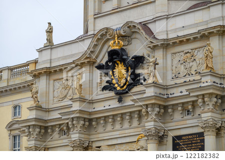 Humboldt Forum museum of human history, art and culture, in the Berlin Palace on the Museum Island in Berlin, Germany 122182382