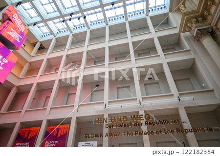 Humboldt Forum museum of human history, art and culture, in the Berlin Palace on the Museum Island in Berlin, Germany 122182384