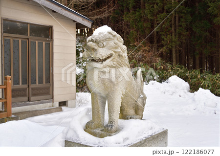 冬の北海道厚沢部町で村社上里大山祇神社境内の風景を撮影 冬の北海道厚沢部町で村社上里大山祇神社境内の風景を撮影 122186077