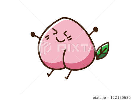 もも　キャラクター　ゆるかわ 122186680