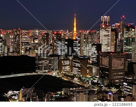 聖路加タワーから見る東京夜景 122186693
