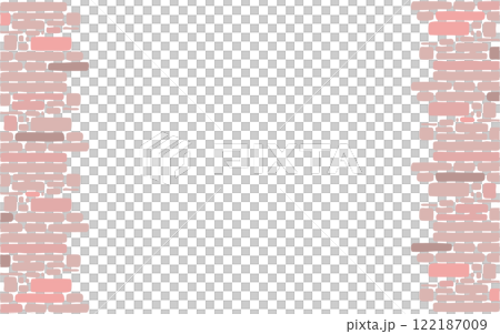 各種形狀的磚框架。壁紙. 122187009