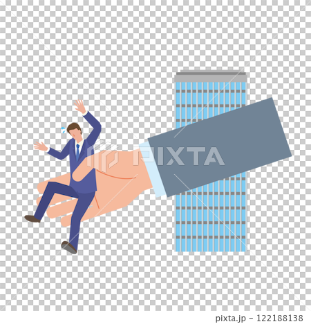 リストラされる男性 リストラされる男性 122188138