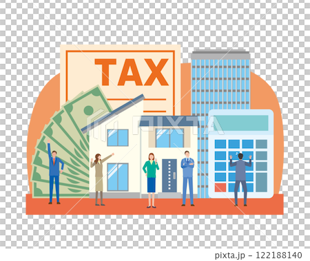 Image illustration of property tax 122188140