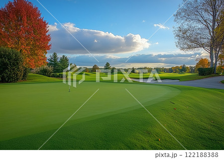 ゴルフコース22 AI生成画像 ゴルフコース22 AI生成画像 122188388