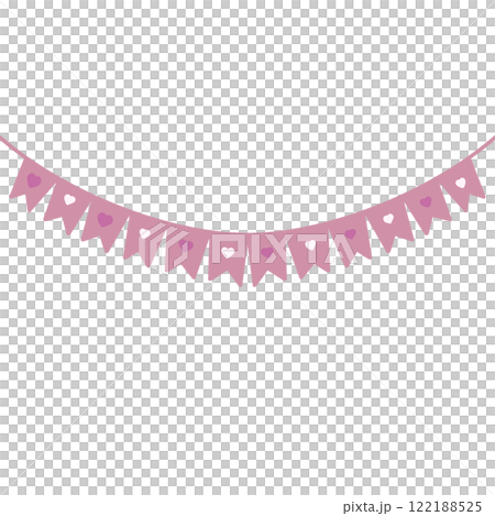 flag in frame for valentine's day 122188525