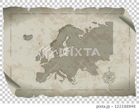 Old Map of Europe 01_Gray Old Map of Europe 01_Gray 122188948