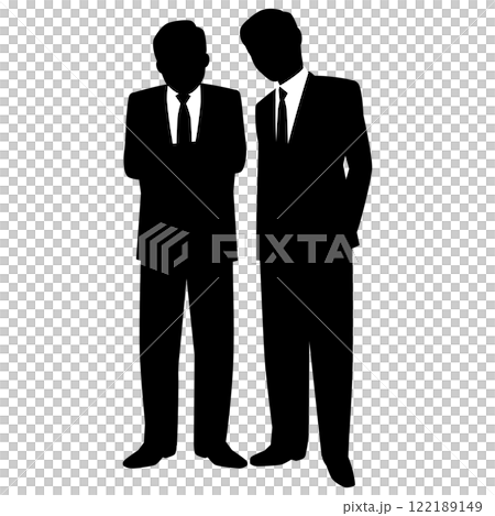 コソコソ話をする男性ビジネスマン 122189149