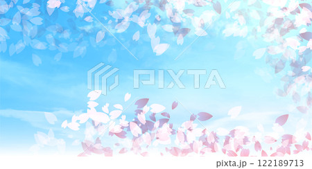 和柄　桜　春　背景 122189713