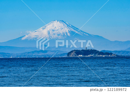江ノ島と富士山 江ノ島と富士山 122189972