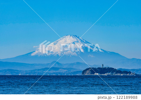 江ノ島と富士山 江ノ島と富士山 122189988