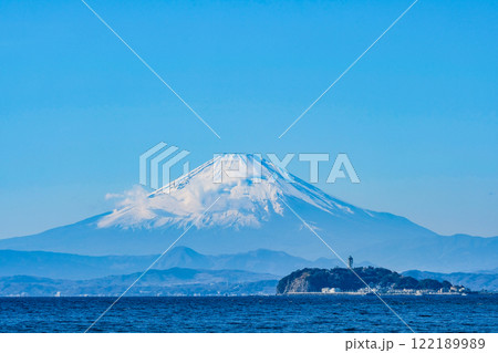 江ノ島と富士山 江ノ島と富士山 122189989