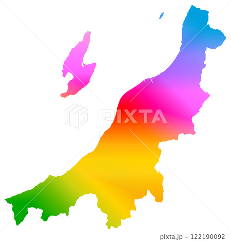 新潟県地図 122190092
