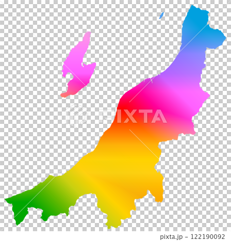 新潟県地図 122190092