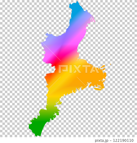三重県地図 122190110