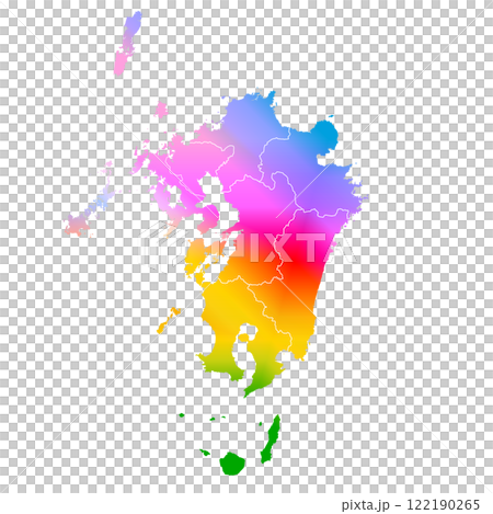 九州地図 九州地図 122190265