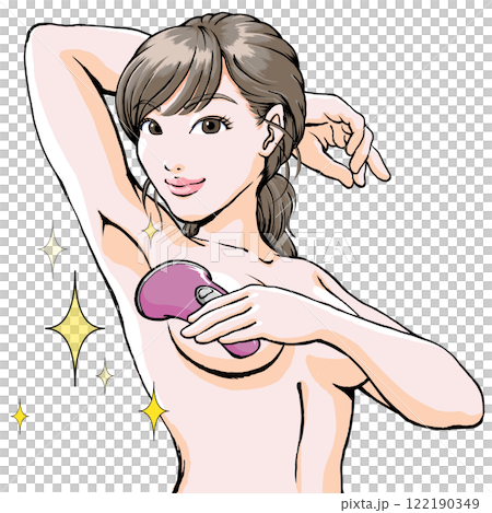 腋下除毛圖片_年輕女性 122190349