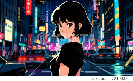 80年代・90年代レトロかわいい女の子 122190873