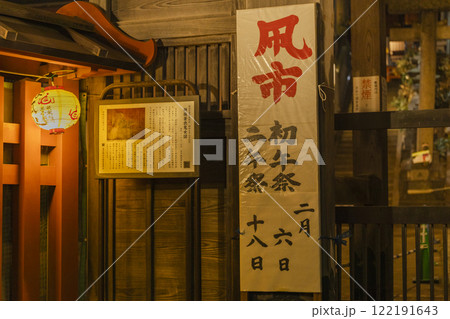 王子稲荷神社 凧市の看板 王子稲荷神社 凧市の看板 122191643