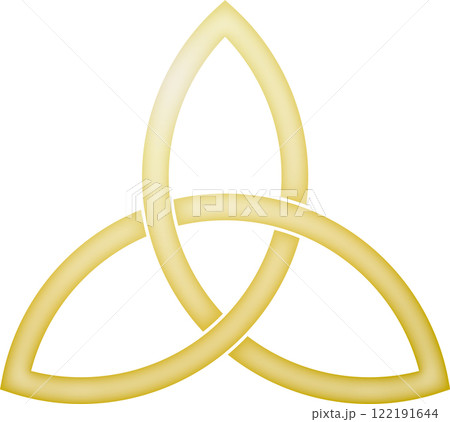 家紋 結び柏【金色】 家紋 結び柏【金色】 122191644