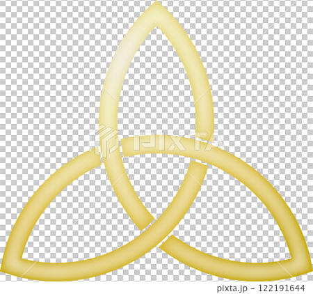 家紋 結び柏【金色】 家紋 結び柏【金色】 122191644