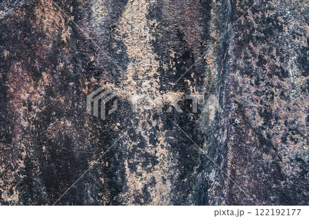 The surface of the stone is cracked. 122192177