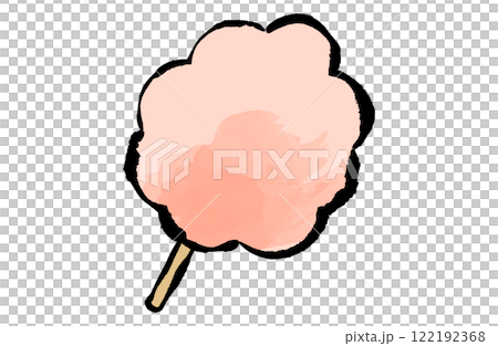 Cotton candy Japanese style vector illustration icon White background Cotton candy Cotton candy Japanese style vector illustration icon White background Cotton candy 122192368