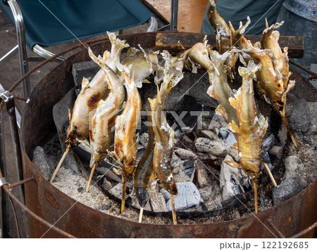 鮎の串焼き 鮎の串焼き 122192685