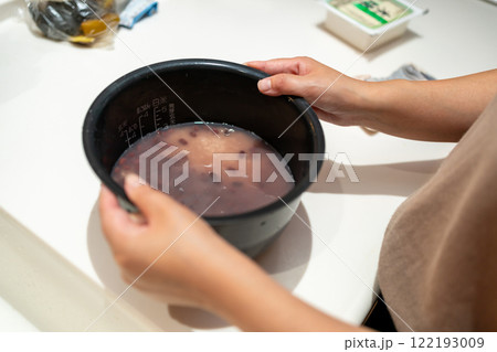 炊飯器でお赤飯 炊飯器でお赤飯 122193009