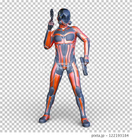 Cyber warrior 122193184