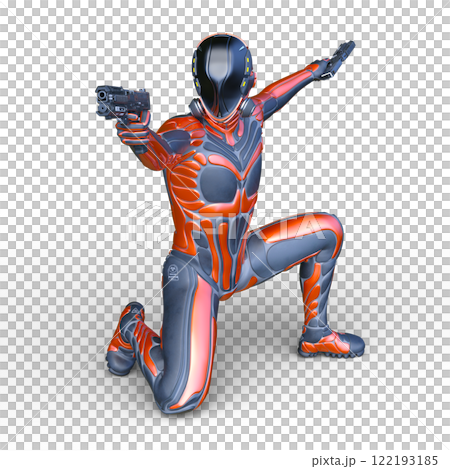 Cyber warrior 122193185