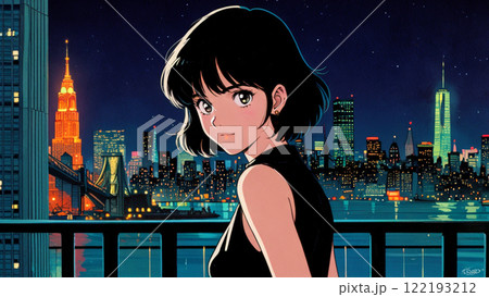 80年代・90年代レトロかわいい女の子 122193212