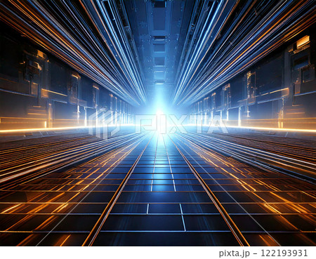 SFっぽいCG背景無限平面 122193931