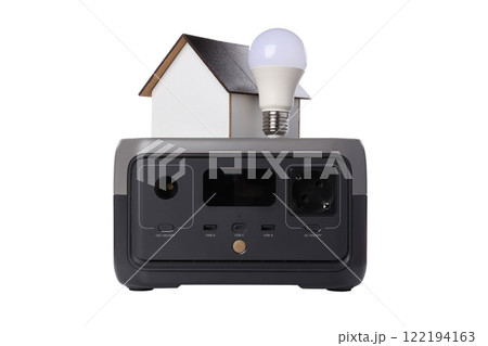 PNG,Portable charging station, isolated on white background 122194163