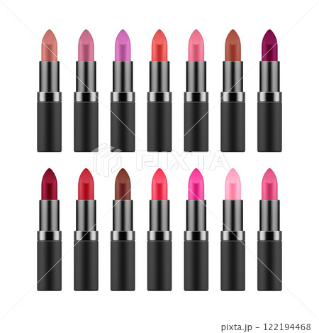 Lipstick collection in different colors Lipstick collection in different colors 122194468