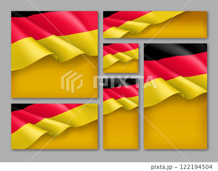 Germany republic patriotic festive banners 122194504